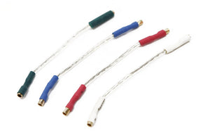 AS-05 Cartridge Headshell Leads (With OFC Gold Connectors)